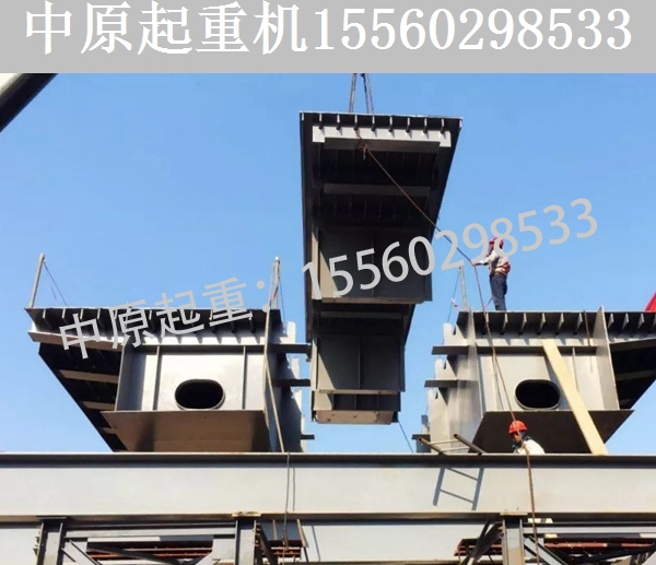 600T钢箱梁拼接